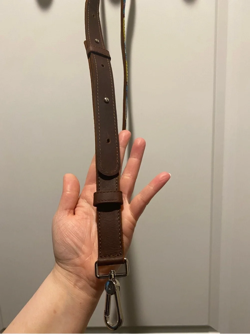 Consuela Blueberry Crossbody Strap with Brown Leather - NWOT - Picture 5 of 8
